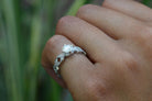 Vintage EGL Certified G SI1 0.63ct Round Diamond Trellis Engagement Ring